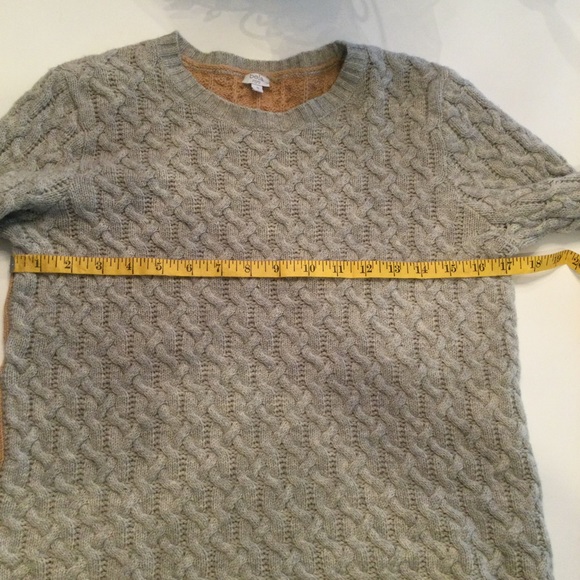 Bela NYC Cable Knit Pullover Wool/ Cashmere Blend Sweater Size 3 - Picture 7 of 9